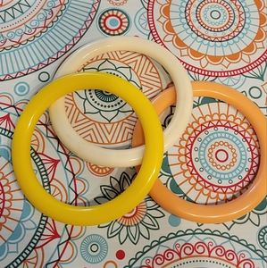 70's Vintage plastic bracelets